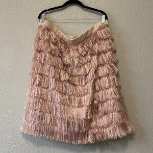 Eloquii Fringe Pencil Skirt (Size 20)